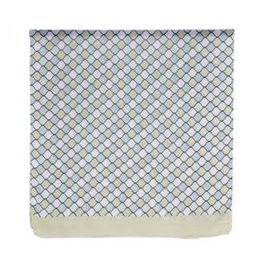 THSS2688: Light Mint: Mosaic Pattern Scarf