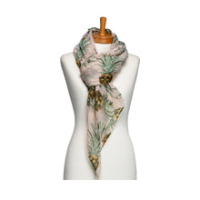 Load image into Gallery viewer, THSS2689: Beige: Pineapple Scarf
