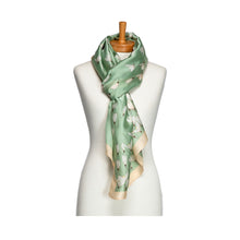 Load image into Gallery viewer, THSS2715: Mint: Snowdrop Flower Scarf
