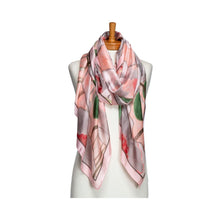 Load image into Gallery viewer, THSS2717: Pastel Pink: Blushing Poppies Scarf
