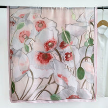 Load image into Gallery viewer, THSS2717: Pastel Pink: Blushing Poppies Scarf
