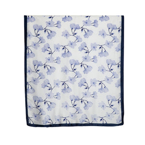 THSS2718: Blue: Flower Blossoms Scarf