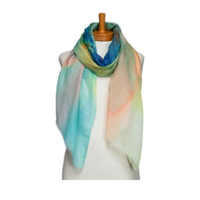 Load image into Gallery viewer, THSS2725: Multicolour: Abstract Artwork Scarf
