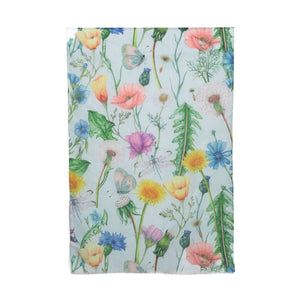 THSS2729: Blue: Dandelions and Wildflowers Scarf