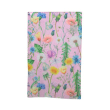 Load image into Gallery viewer, THSS2730: Lilac: Dandelions and Wildflowers Scarf
