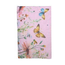 Load image into Gallery viewer, THSS2733: Pink: Butterfly Garden Scarf
