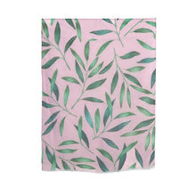 Load image into Gallery viewer, THSS2746: Pink: Leaves Scarf
