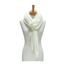 Load image into Gallery viewer, THSS2750: Cream: Plain Pastel Scarf
