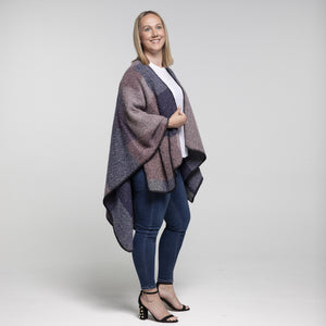 THSW1028: Navy Blue: Multi Block Colours Wrap