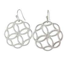 Load image into Gallery viewer, THSE1056: Silver: Zena Earrings
