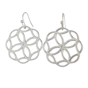 THSE1056: Silver: Zena Earrings