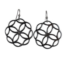 Load image into Gallery viewer, THSE1057: Black: Zena Earrings
