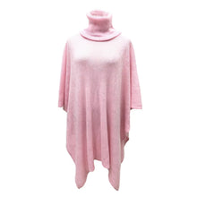 Load image into Gallery viewer, THSP1026: Pink: Cowl Neck Poncho
