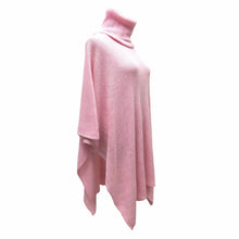 Load image into Gallery viewer, THSP1026: Pink: Cowl Neck Poncho
