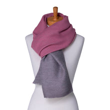 Load image into Gallery viewer, THSS2405: Pink: Reversible Plain Crimped Scarf
